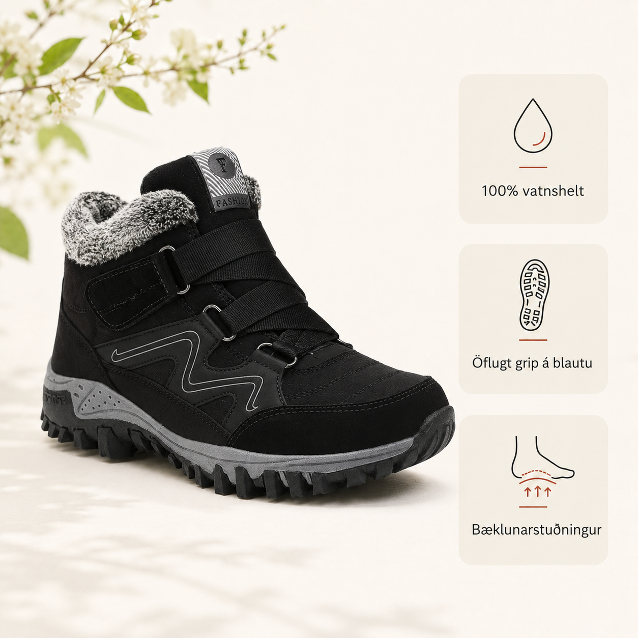 Frostgrip™ Bæklunarþægindi mæta vatnsheldu gripi