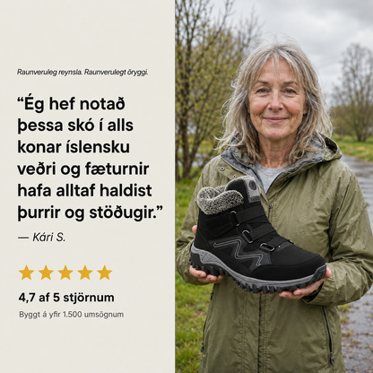 Frostgrip™ Bæklunarþægindi mæta vatnsheldu gripi