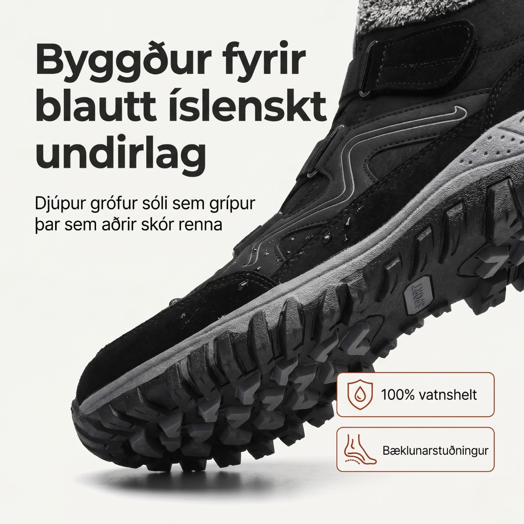 Frostgrip™ Bæklunarþægindi mæta vatnsheldu gripi